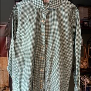 Green Checkered Men's Shirt